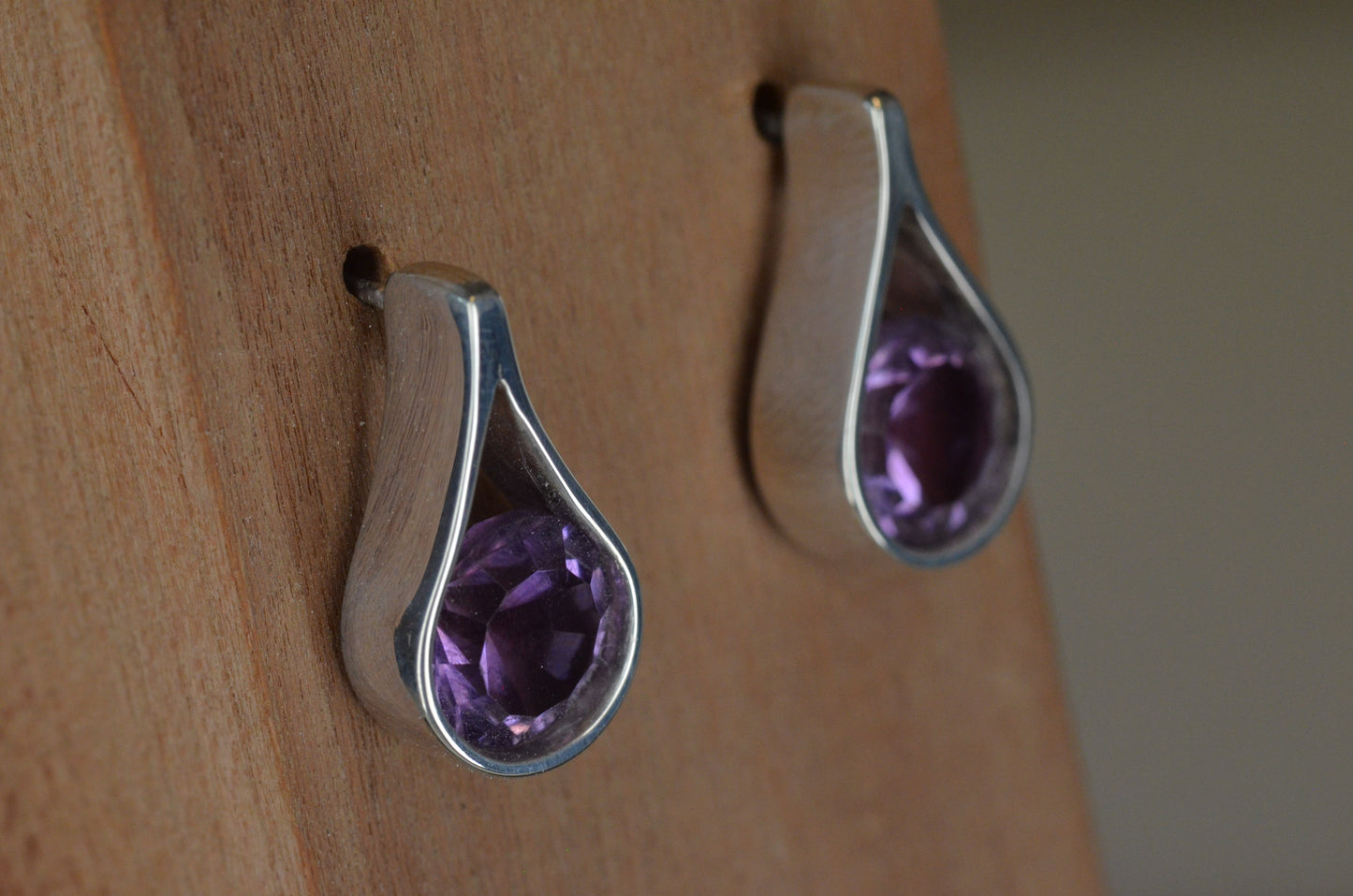 Amethyst Drop Earrings