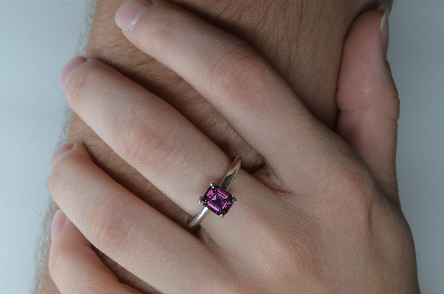 Purple Spinel Ring