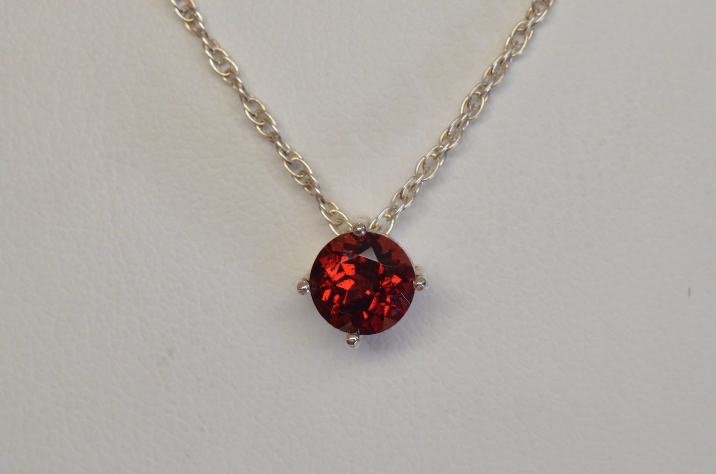 Simple Garnet Pendant