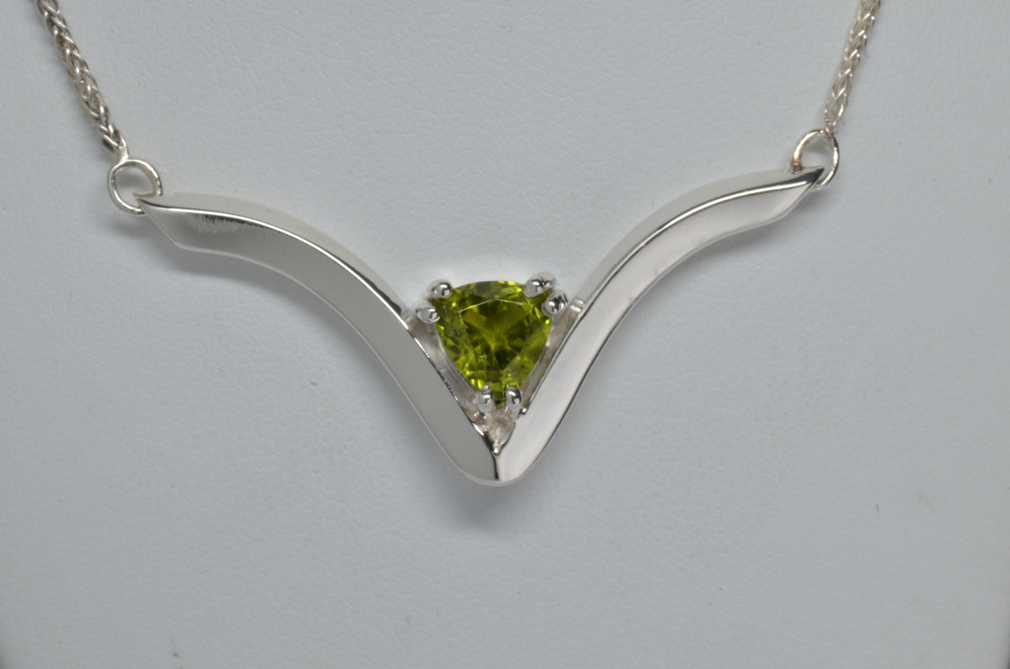 Green Apple Peridot Pendant