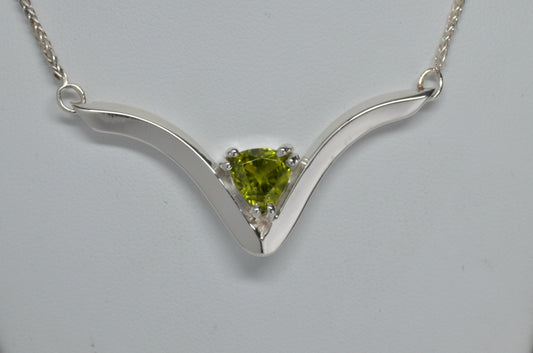 Green Apple Peridot Pendant