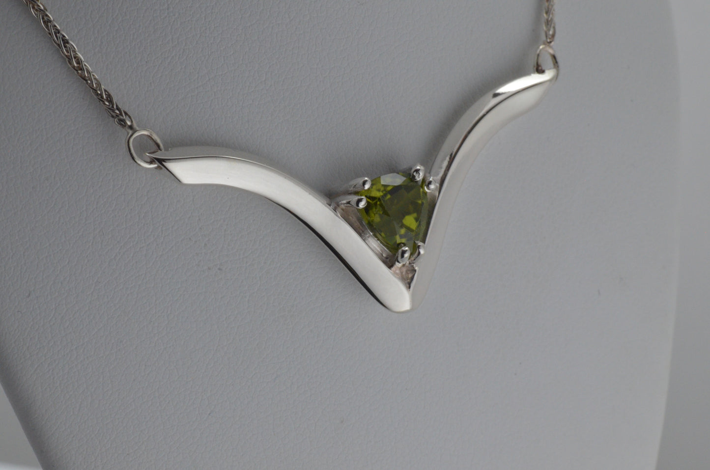 Green Apple Peridot Pendant